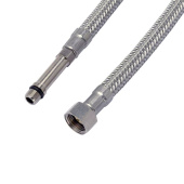 Шланг гибкий для смесителя TUCAI 500 мм, 1/2" ВР-М10 L34, Антикоррозионный TAQ GRIF ACB