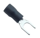 Наконечник вилка 2,5-4мм2, М5 черный