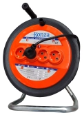 Катушка с кабелем 4 розетки 2P+E/50m 3*2.5