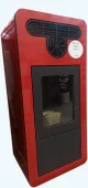 Камин печь на пелетах 16KW 200m² MOD-AK200