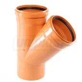 Тройник ПВХ D.110 x 110 / 45° (наружный) BTN