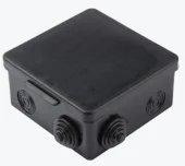 Распределительная коробка КМР-030-014 100х100х50 чёрная IP54  EKF PROxima