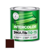 Универсальная эмаль алкидная PF-115 "Intercolor" Шоколадный 0,8 кг