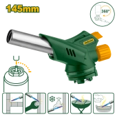 Газовая горелка с пьезоподжигом для балончика 123g; Jadever