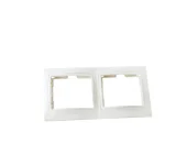 Рамка 2 постовая белая LUNA 1000kW