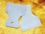 Шпатель ПВХ 40мм, для затирки, Wave