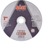Диск отрезной по металлу - оксид алюминия - 180*1.6*22.2 мм, Sali (7")