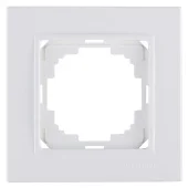 Рамка  ALEGRA NILSON 1 пост белая