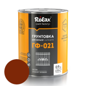 Грунт по металлу глифталевый, матовый, красно-коричневый, 0,9кг, ГФ-021 Rolax