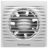 Вентилятор вытяжной осевой c обратным клапаном Vent Europe EASY 100 BD d.100 мм, 14 Вт, 220-240 В, IP24