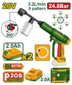Беспроводная мойка высокого давления  20V 24.8 Bar+2 батареи  JDQX11203 Jadever 