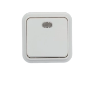 Выключатель 1P+LED 10А белый SELENA 1000kW