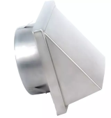 Выход стеновой из нержавеющей стали с обратным клапаном SS304 д.100 Promistral
