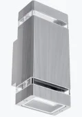 Настенный светильник NESSA уличный max.2x50W GU10 IP54 серый LD-NESSAGU10D-80