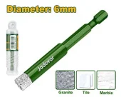 Паяное алмазное корончатое сверло 6 мм JDKJ5K06 Jadever