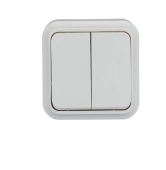 Выключатель 2P 10А белый SELENA 1000kW