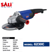 Машина углошлифовальная (Болгарка), 2,8 кВт, 6000rpm, 230 мм, SALI 6230C