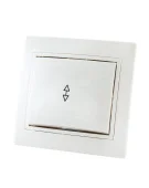 Выключатель 1P 10A на два направления белый LUNA 1000kW