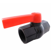 Кран шаровый ПП D. 1/2" М/М - ручка 020 PKV F03 (ISKO) PN3