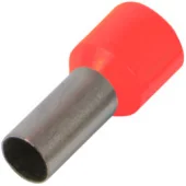 Изолированный наконечник втулочный e.terminal.stand.e10 - 12.red 10,0 кв.мм, красный