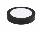 Накладной светильник LED 12W 6500K круглый 160*27 мм черный
