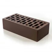 Кирпич облицовочный пустотелый (Темн. корчиневый)