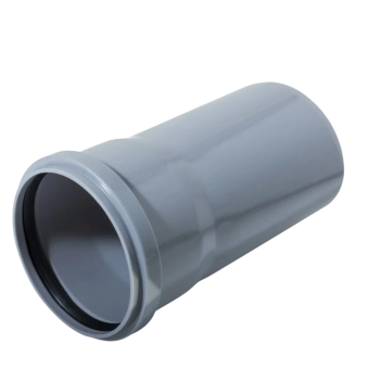 Труба канализационная ПВХ (PVC) SN2. Ø110x2.2x1000 мм. серый. Turplast-Bis