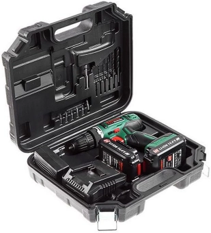 Дрель-шуруповерт на аккумуляторе 14,4 V (2 * Ak/Li-Ion 1,5 Ah), Acd145li Hammer Flex