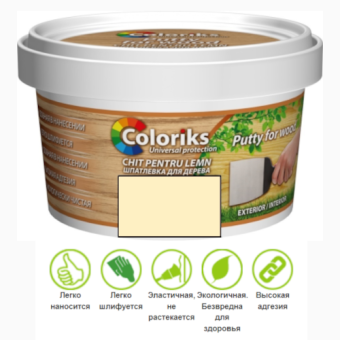 Шпатлевка по дереву Wood paty COLORIKS 0,4кг, Сосна