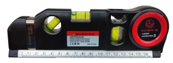 Строительный уровень Laser Level Pro 3 с лазером и рулеткой