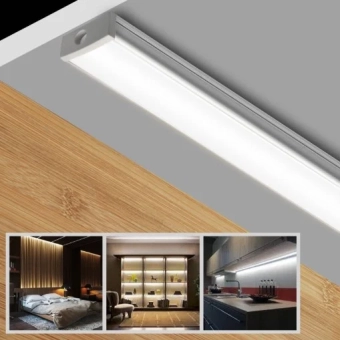 Профиль PL-1707-WH 2m для LED ленты белый накладной, алюминий PANLIGHT