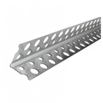 Уголок перфорированный (малярный) алюминиевый 2.5м MEGA 0.4