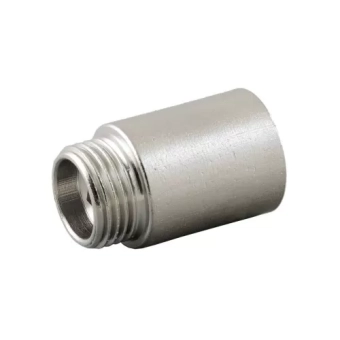 Удлинённый ниппель из никелированной латуни MF - 1/2"x40