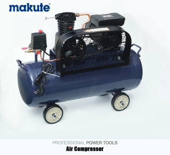 Профессиональный воздушный компрессор с прямым приводом Makute 24L 1,8kW 2.5 HP, 220V, 198л/мин, 8 бар