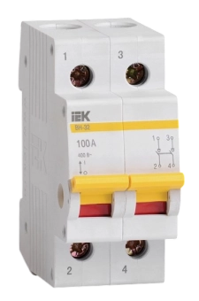 Выключатель нагрузки ВН-32 2P 100А IEK