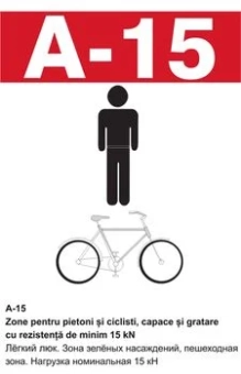 Лоток водоотводный HD PE 4ALL 100х70х1000 A15 EN1433 Muflesystem (dn110) с решеткой из оцинкованной стали