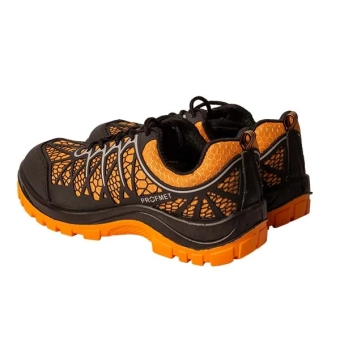 Полуботинки из дышащей синтетич. ткани, 45, ст. защиты OB, цв. оранжевый/черный Profmet