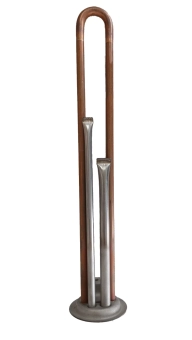 Тэн д/бойлера на фланце d.63mm L240mm (резьба анод М6) 1300W 1300-2