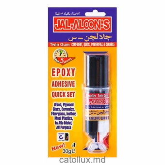 M-2310 Клей эпоксидный 5 минут JAL-ALCON-S 2x15 ml (Шприц-Blister) 30 ml