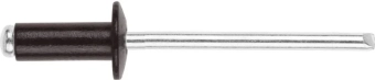 Заклепка 4,8x10 RAL 8019 серо-коричневый AL/ST 50шт.