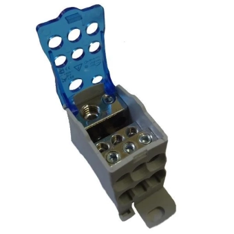 Распределительный блок на DIN-рейку РБ-80 1P 80A (1x16/4x6+2x16) MegaWatt