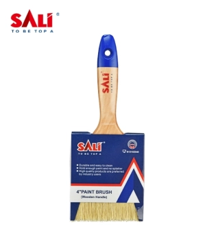 Кисть прямоугольная малярная, плоская, с деревянной ручкой 38мм, SALI