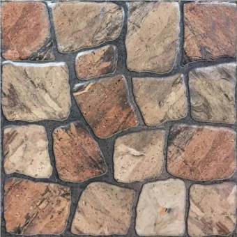 Плитка керамогранит Tuluz M 300*300 мм, матовая, коричневый, камень