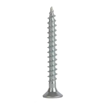 Саморез 4,0x35 PZ2 универсальный по дереву - белый цинк 30шт