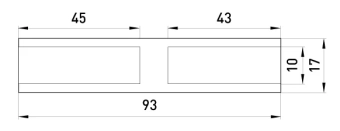Гильза алюминиевая кабельная соединительная 50мм2