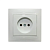 Розетка Elmos Jasmin 16 A 230 В Белый