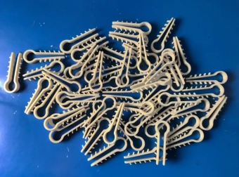 Дюбель зажим для круглых кабелей - Ø10mm, тип "Ёлочка", Wave, (100шт)