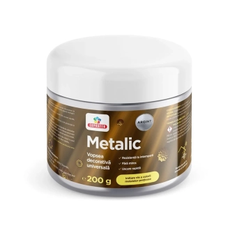 Краска декоративная Metalic Серебро 0.2кг