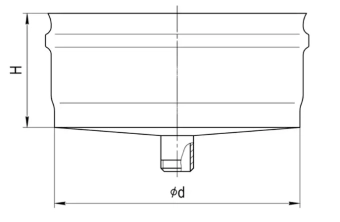 Конденсатоотвод внешний для дымохода Ferrum D150 (0,5 мм)