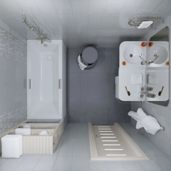 Ванна акриловая прямоугольная ALEXA 160*75 см, Комплект (каркас+сифон+экран AURA 160), белый